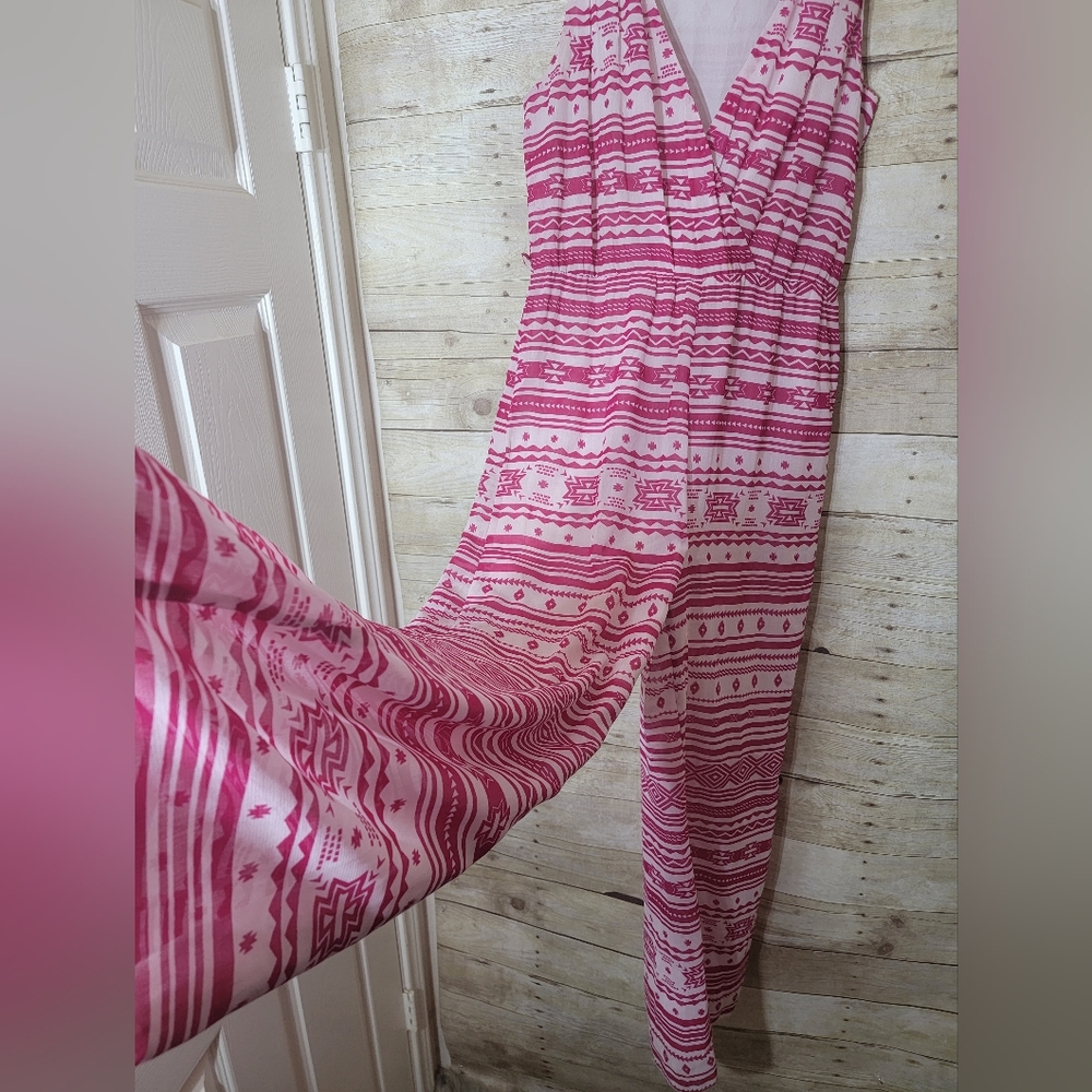 She's cool pink jumpsuit